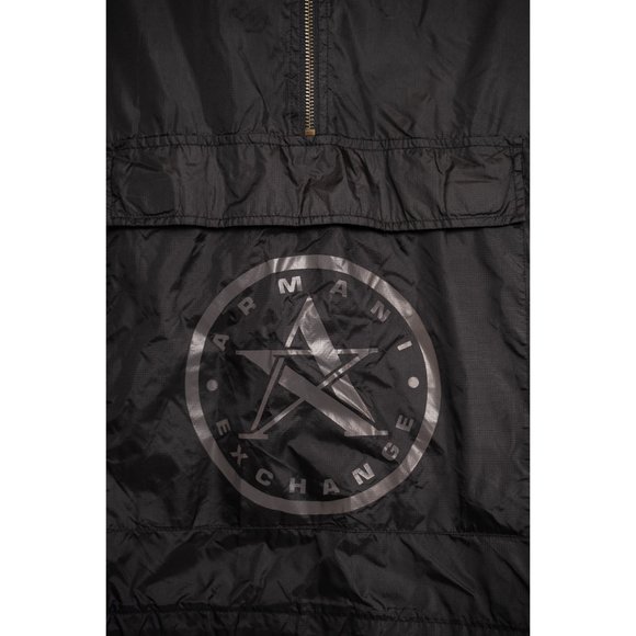 Armani Exchange Men's Pull Over Half Zip Wind Breaker - Picture 2 of 7